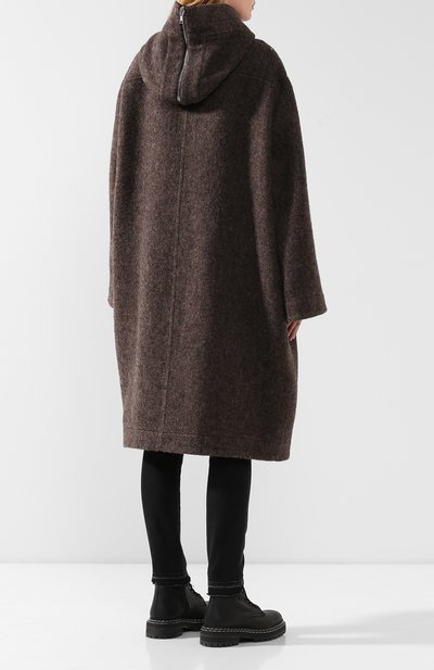 Шерстяное пальто RICK OWENS, арт. RP19F5905/WFM, фото 4