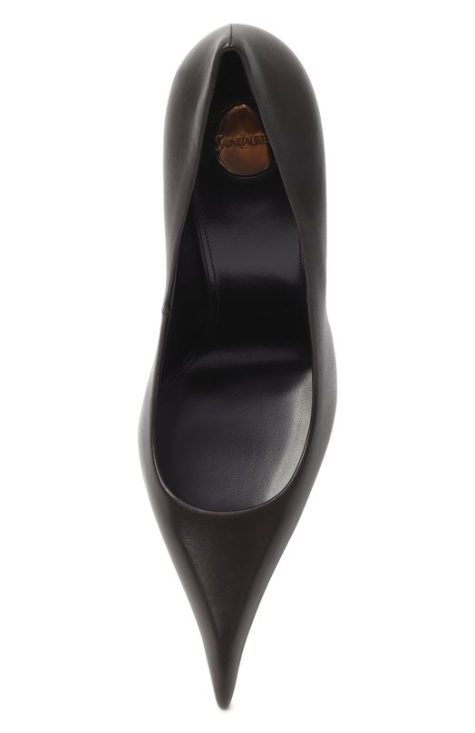 Кожаные туфли Élysée 105 Saint Laurent 833447/AADF0 Коричневый  833447/AADF0 Фото 6