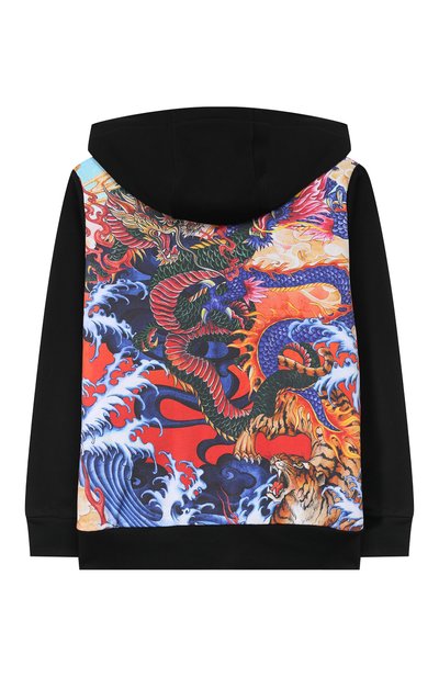 Хлопковая толстовка с капюшоном BALMAIN, арт. 6L4660/LD220/12-16, фото 2