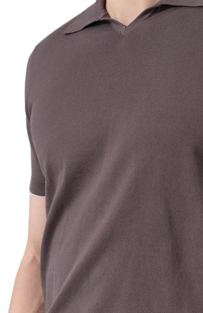 Хлопковое поло BRUNELLO CUCINELLI, арт. M29800145, фото 5