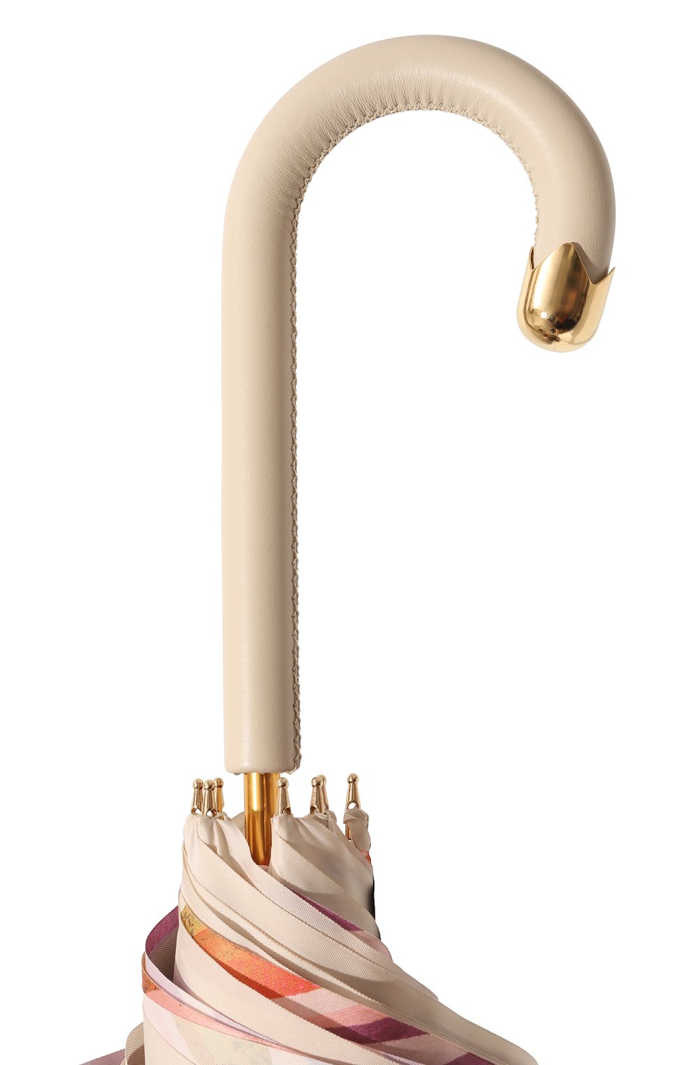 Зонт-трость PASOTTI OMBRELLI кремового цвета по цене 33950 руб., арт. 0MITD0 189/RAS0 9M078/1, фото 5 Зонт-трость PASOTTI OMBRELLI, арт. 0MITD0 189/RAS0 9M078/1, фото 5