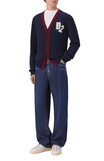 Джинсы DSQUARED2 темно-синего цвета по цене 69950 руб., арт. S74LB2002/D30011, фото 2 Джинсы DSQUARED2, арт. S74LB2002/D30011, фото 2
