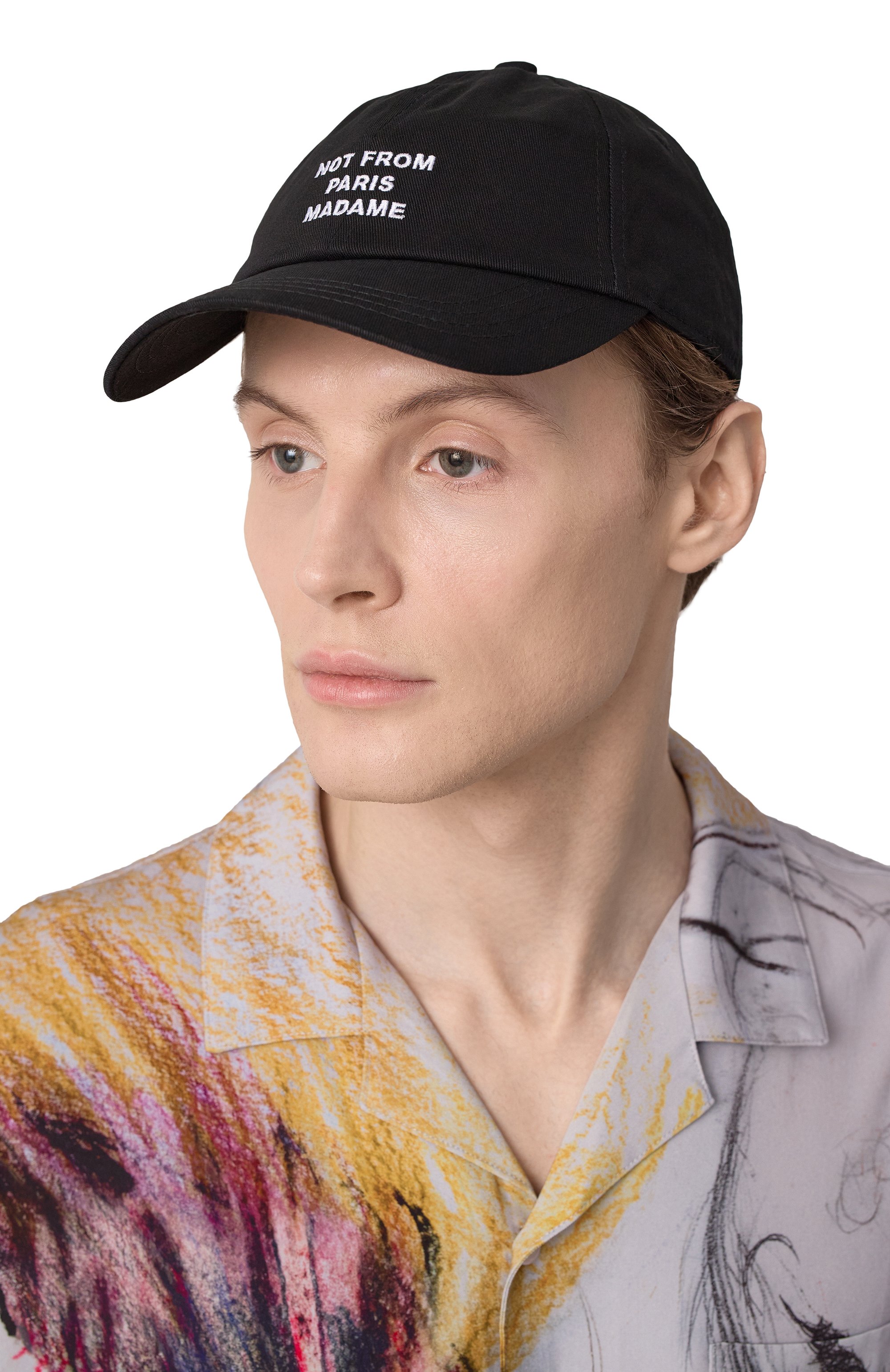 Хлопковая бейсболка DROLE DE MONSIEUR, арт. PERM-CP151-C0138-BL, фото 2