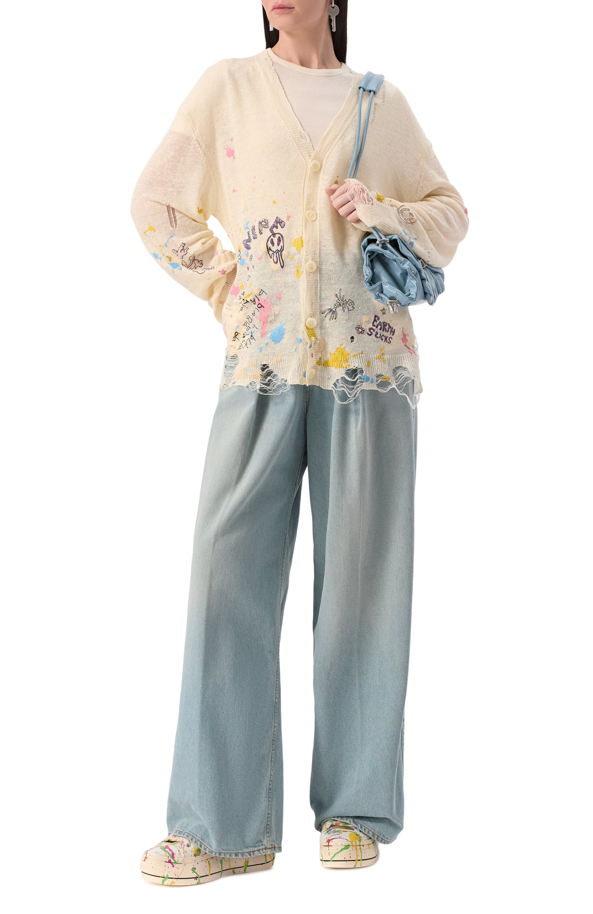 Льняной кардиган R13, арт. R13WY200-Y204B, фото 2