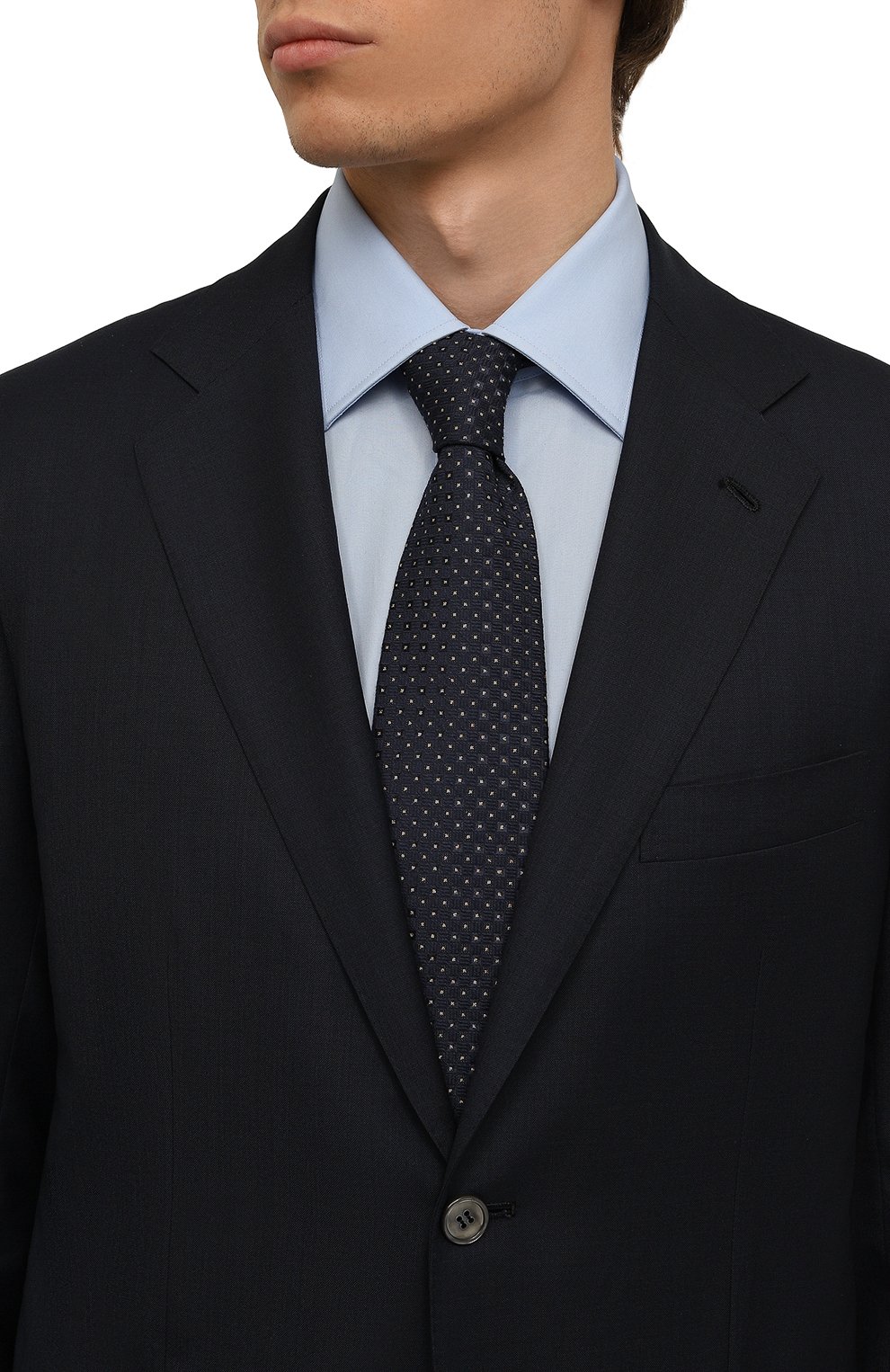 Галстук из шерсти и шелка STEFANO RICCI, арт. CCX/54002A, фото 2