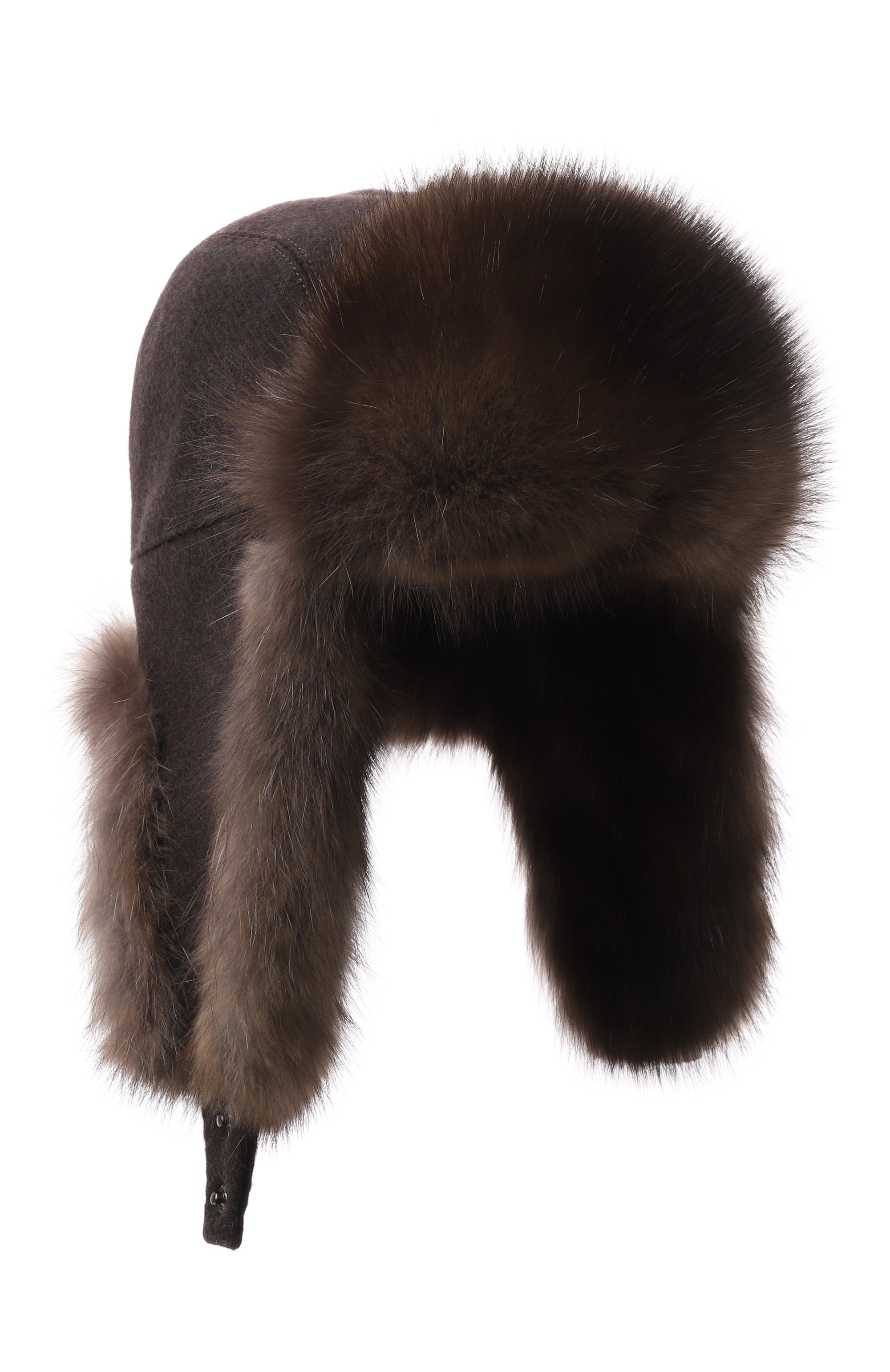 Шерстяная шапка-ушанка с мехом соболя VICTORIA KUSENKOVA, арт. 339173504159, фото 1