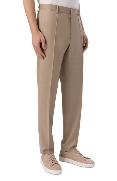 Шерстяные брюки BOSS, арт. 50469174, фото 3