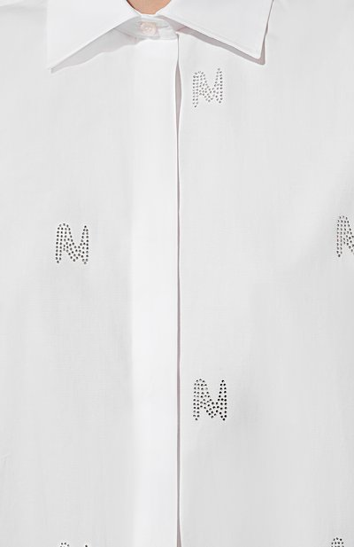 Хлопковая рубашка MSGM, арт. 3741MDE14X/247600, фото 5
