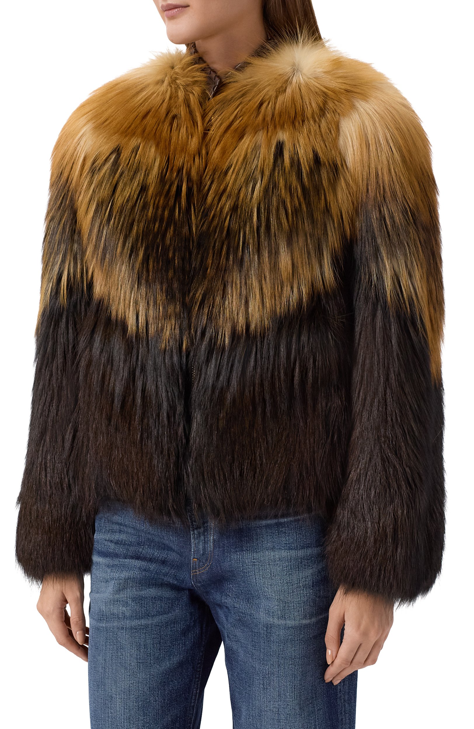 Шуба из лисы TOM FORD, арт. CPF33A/T80382, фото 3