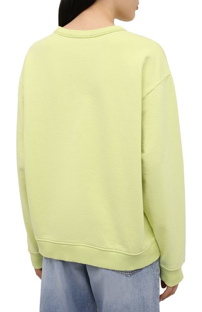 Хлопковый свитшот ACNE STUDIOS светло-зеленого цвета по цене 45600 руб., арт. AI0067, фото 4 Хлопковый свитшот ACNE STUDIOS, арт. AI0067, фото 4