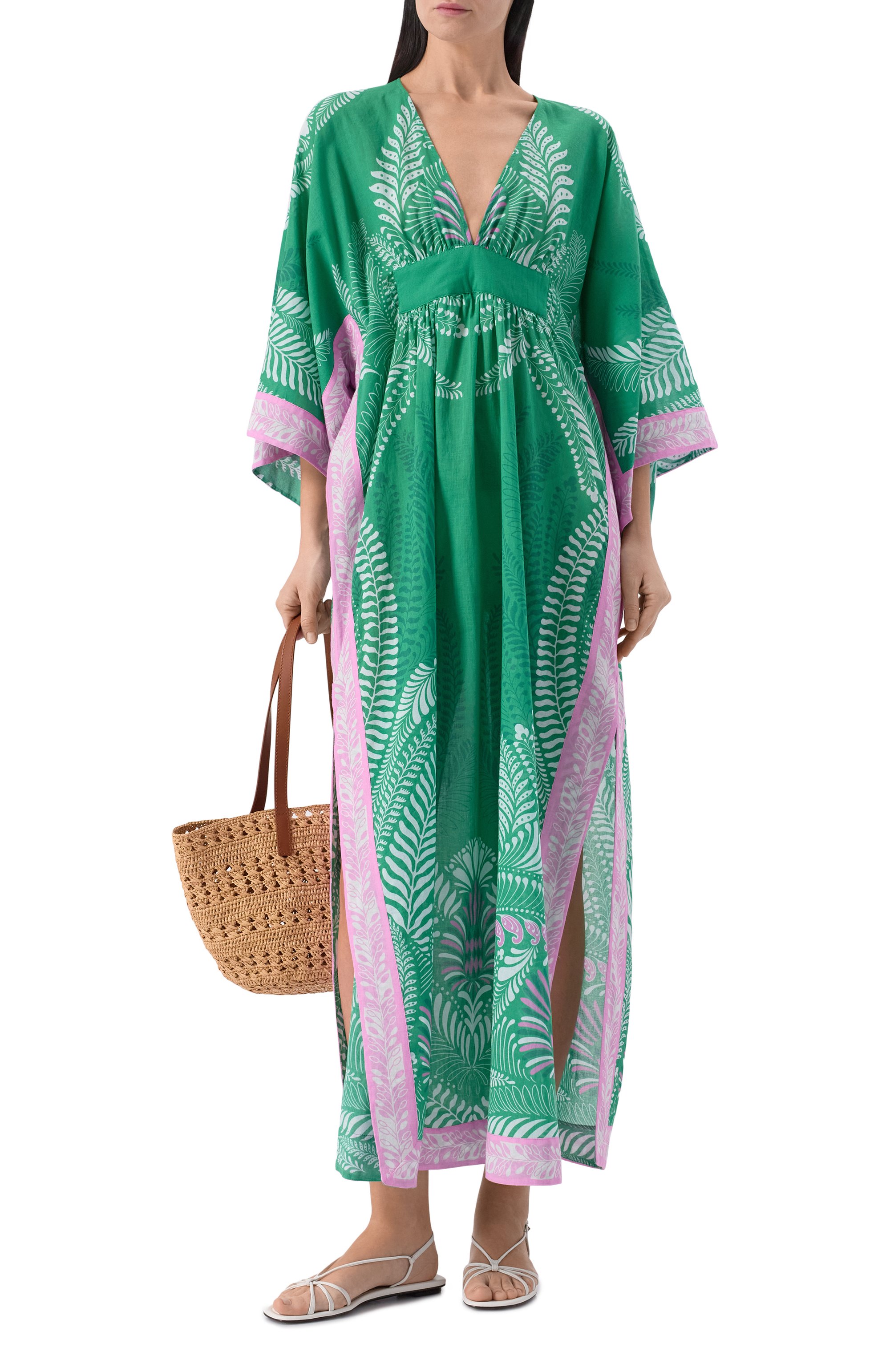 Хлопковая туника POUPETTE ST BARTH, арт. WS0R269CM0LG, фото 2