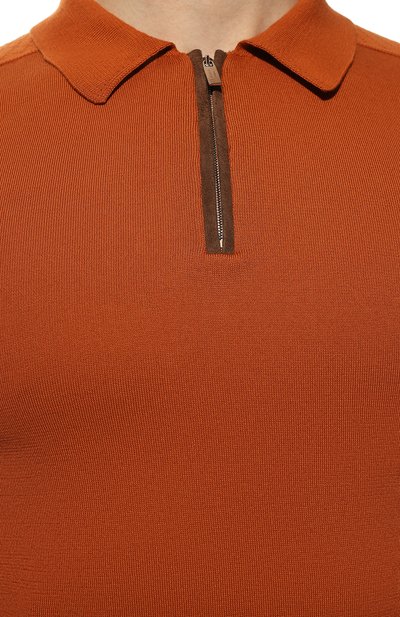Хлопковое поло IL BORGO CASHMERE, ар�т. 56-1963M0DG0, фото 5
