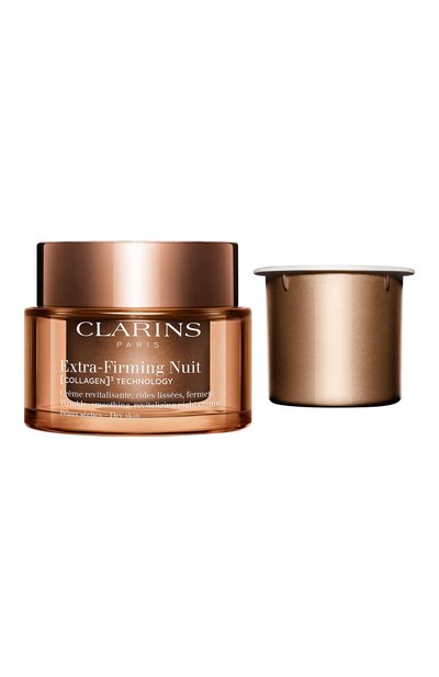 Регенерирующий ночной крем для сухой кожи extra-firming (50ml) CLARINS бесцветного цвета по цене 11550 руб., арт. 80110142, фото 4 Регенерирующий ночной крем для сухой кожи extra-firming (50ml) CLARINS, арт. 80110142, фото 4