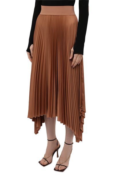 Плиссированная юбка JOSEPH бежевого цвета по цене 32800 руб., арт. JF005603, фото 3 Плиссированная юбка JOSEPH, арт. JF005603, фото 3