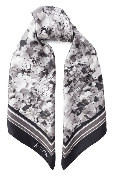 Женский шелковый платок KITON, арт. D53754K0530H05