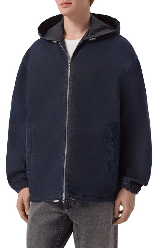 Хлопковая куртка Diesel A14694/09N81 Синий  A14694/09N81 Фото 3