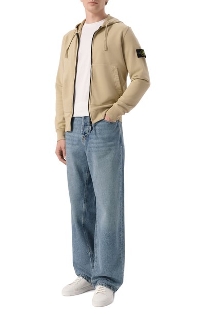 Хлопковая толстовка STONE ISLAND бежевого цвета по цене 49950 руб., арт. K2S156100061/S0051, фото 2 Хлопковая толстовка STONE ISLAND, арт. K2S156100061/S0051, фото 2