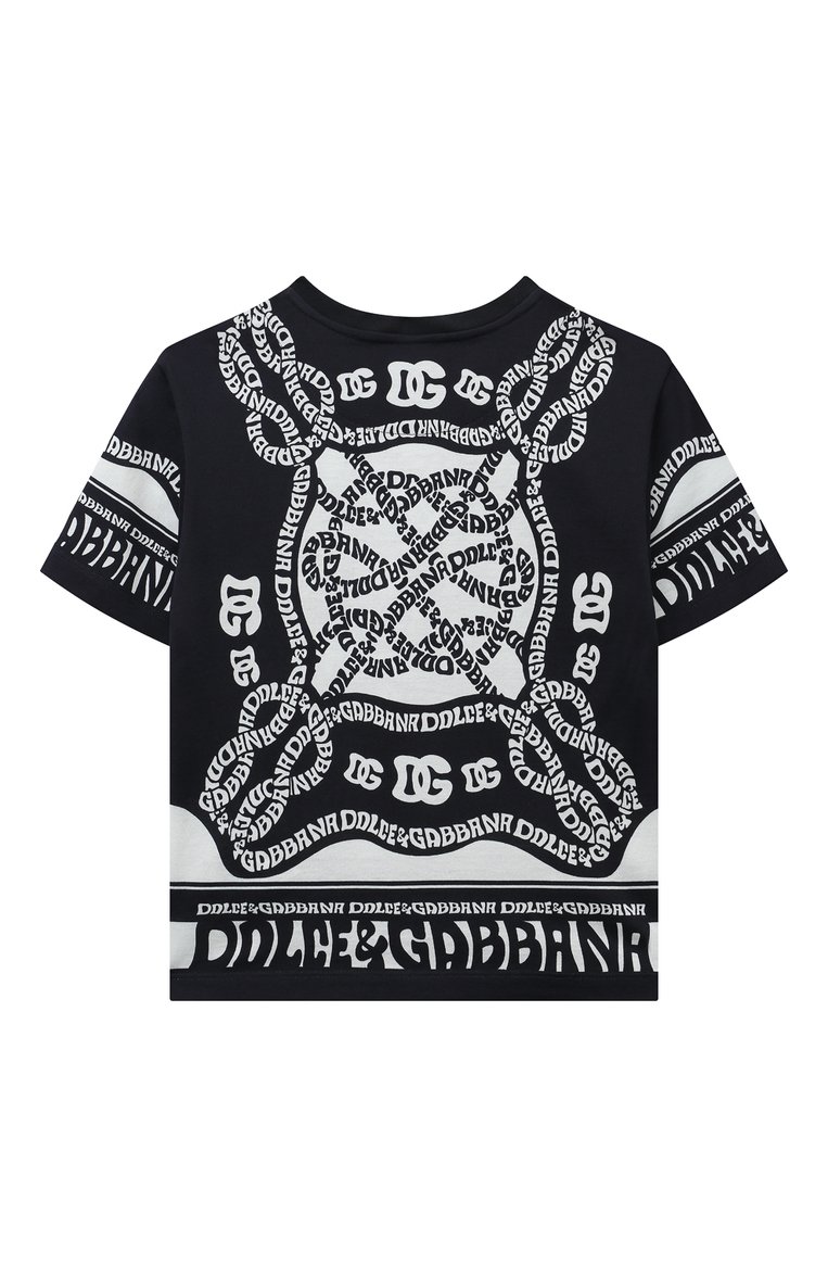 Хлопковая футболка DOLCE & GABBANA, арт. L4JTEY/G7L0C/8-14/8-12+, фото 1