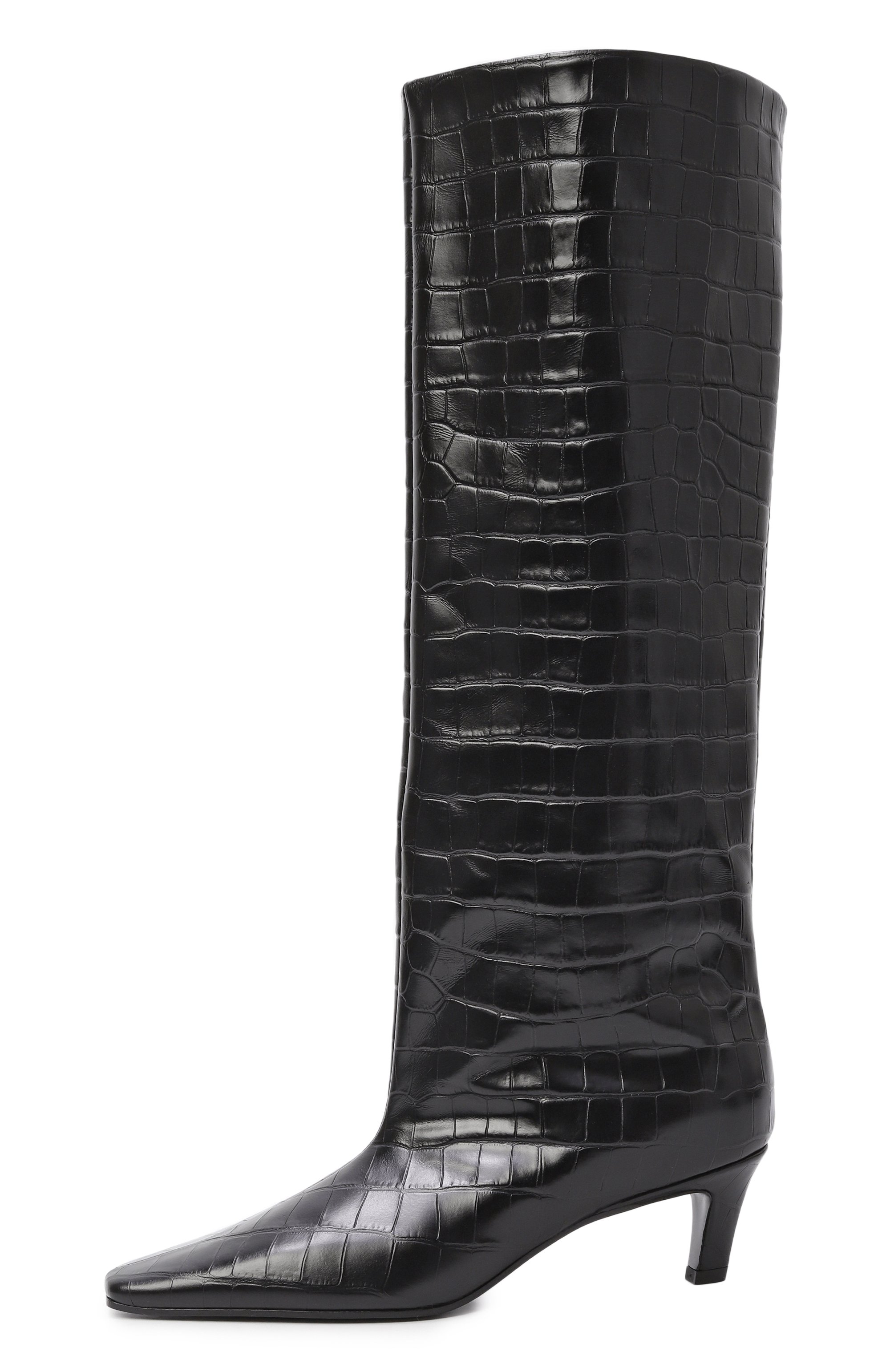 Кожаные сапоги TOTEME, арт. 243-WAS0169-LE0076, фото 4