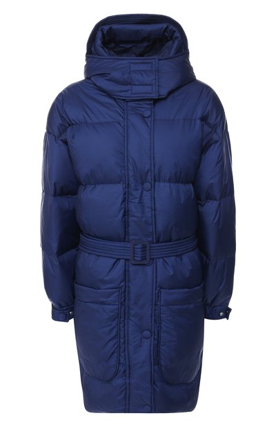 Однотонный стеганый пуховик с поясом и капюшоном IENKI IENKI, арт. KILLER J, фото 1