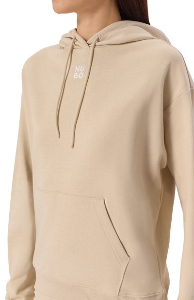 Хлопковое худи HUGO, арт. 50522423, фото 5