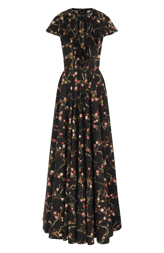Хлопковое платье Giambattista Valli 25FWPVCL5134/49PRI Чёрный 25FWPVCL5134/49PRI