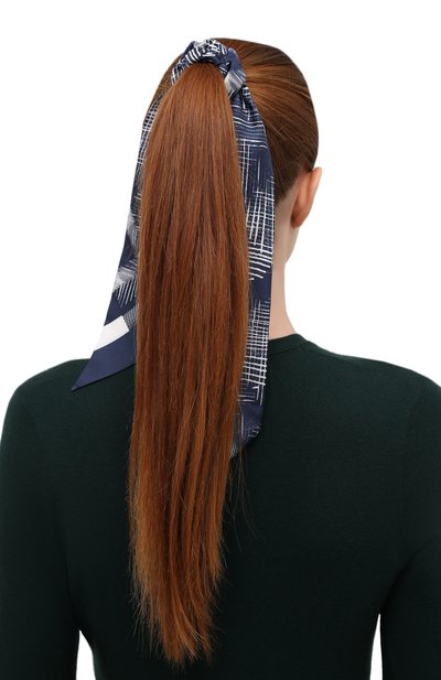 Резинка для волос GIORGIO ARMANI темно-синего цвета по цене 18500 руб., арт. 790800/2R145, фото 2 Резинка для волос GIORGIO ARMANI, арт. 790800/2R145, фото 2
