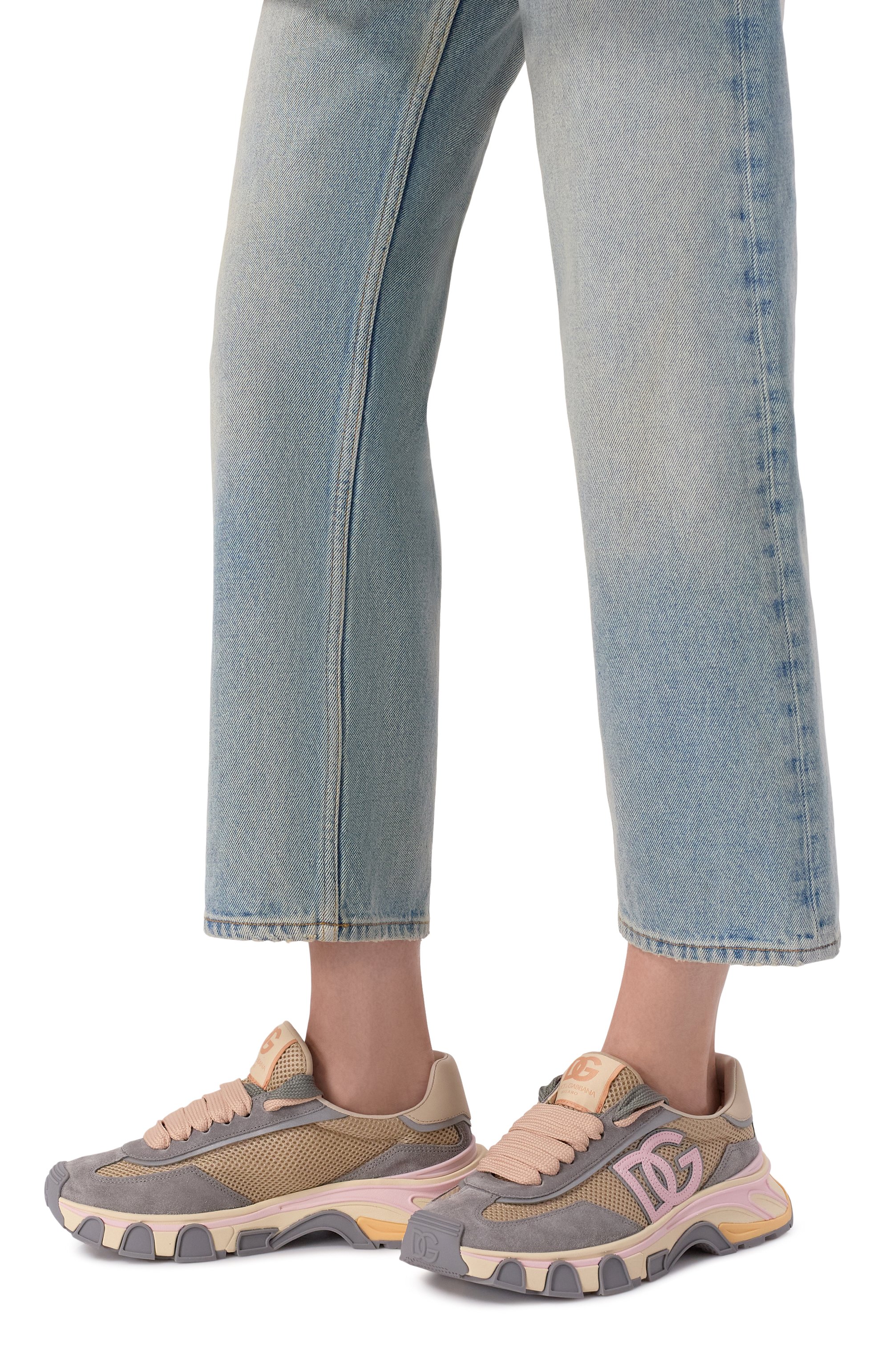 Комбинированные кроссовки dg country road DOLCE & GABBANA, арт. CK2403/A6N99, фото 2