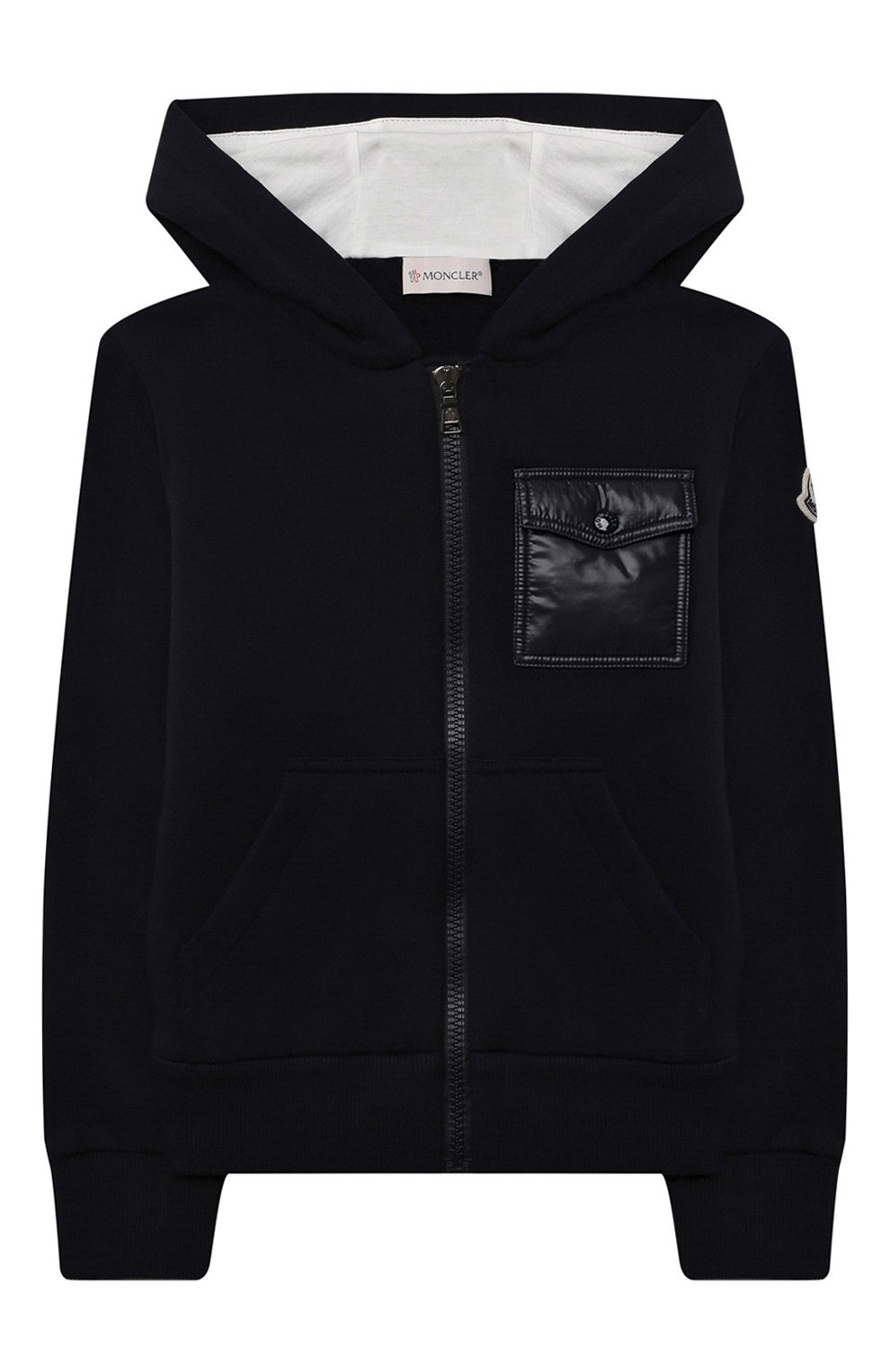 Комплект из толстовки и брюк MONCLER темно-синего цвета по цене 42250 руб., арт. G2-954-8M761-20-809B3/8-10A, фото 2 Комплект из толстовки и брюк MONCLER, арт. G2-954-8M761-20-809B3/8-10A, фото 2