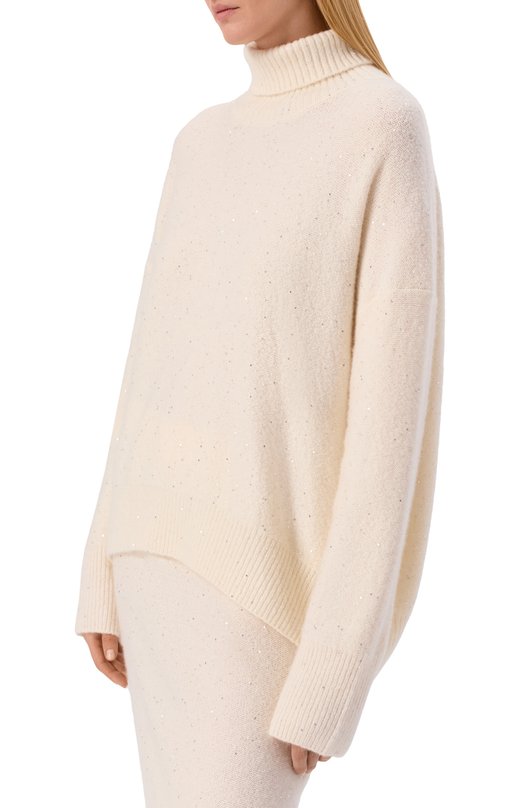 Свитер из кашемира и хлопка Addicted NY102-1 Кремовый  NY102-1 Фото 3