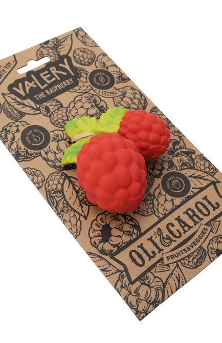 Игрушка-прорезыватель для зубов valery the raspberry OLI&CAROL, арт. L-RASPBERRY-UNIT