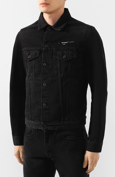 Хлопковая куртка OFF-WHITE, арт. 0MYE005R20E540021048, фото 3