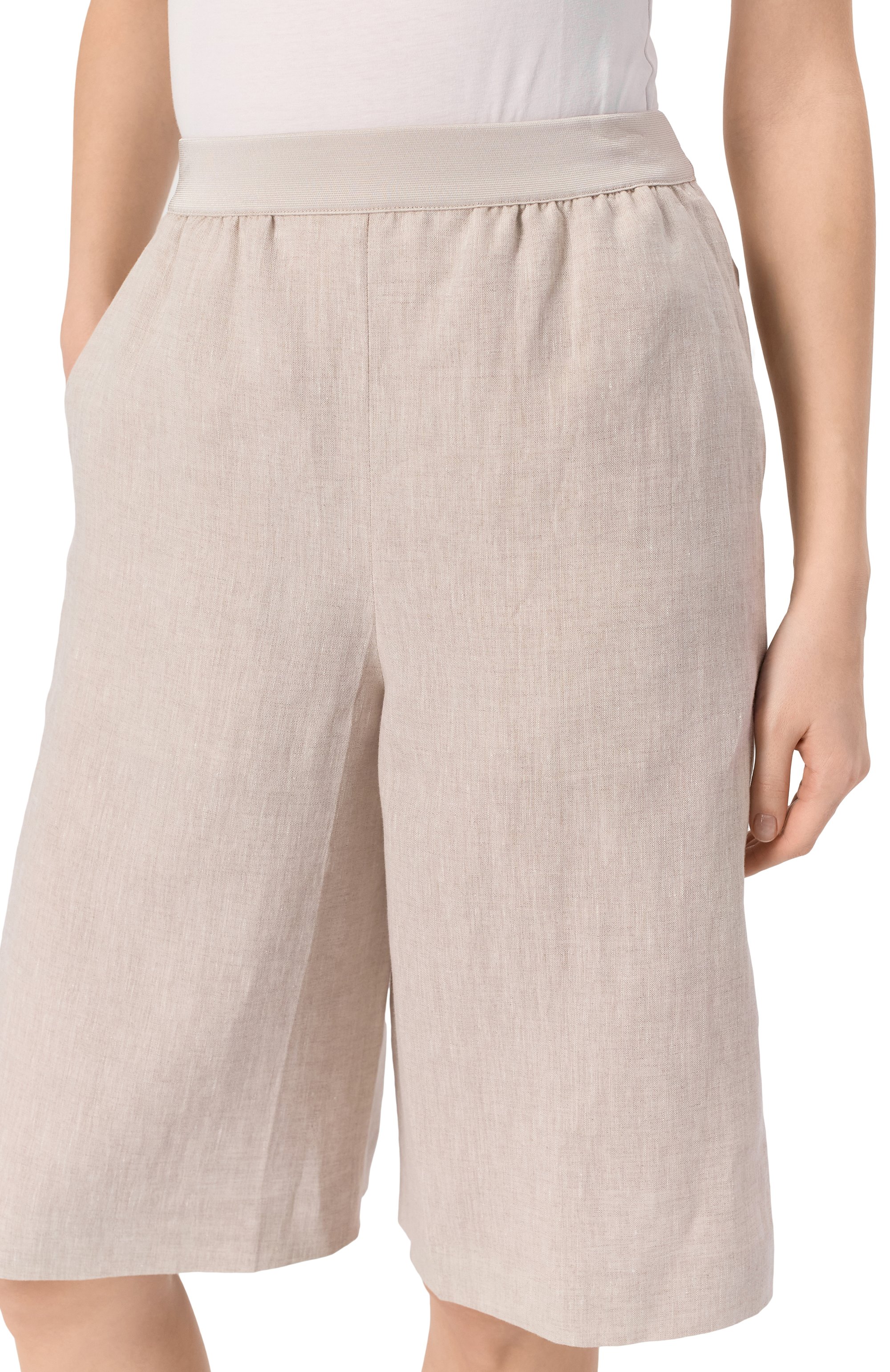 Льняные шорты AGNONA, арт. T80703/U3039, фото 5