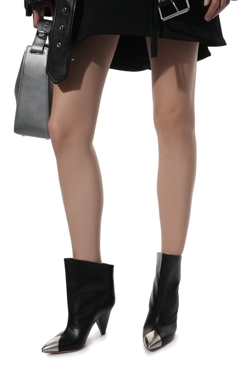 Кожаные ботильоны lapio ISABEL MARANT черного цвета по цене 128000 руб., арт. LAPI0/B00704-22P019S, фото 3 Кожаные ботильоны lapio ISABEL MARANT, арт. LAPI0/B00704-22P019S, фото 3