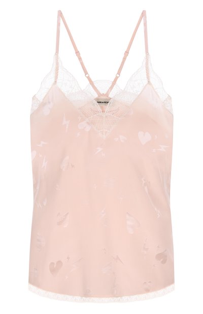 Женский шелковый топ ZADIG AND VOLTAIRE, арт. WWCR01257