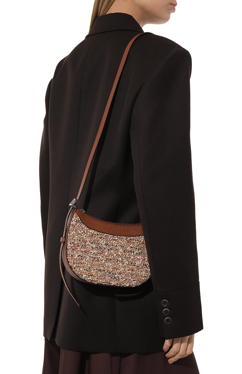 Сумка whisper COCCINELLE коричневого цвета по цене 24500 руб., арт. E5 PIQ 55 01 01, фото 2 Сумка whisper COCCINELLE, арт. E5 PIQ 55 01 01, фото 2