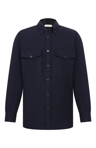Мужская шерстяная куртка-рубашка DRIES VAN NOTEN, арт. 020709/4237