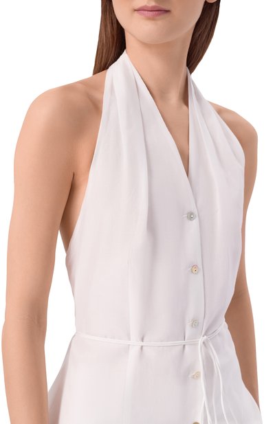 Топ из хлопка и шелка 12 STOREEZ, арт. 137107, фото 5