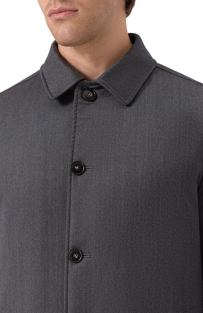 Шерстяное пальто CANALI, арт. 010510U/AA03799, фото 5