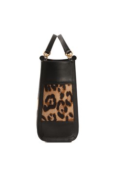 Женская сумка sicily shopper small DOLCE & GABBANA леопардового цвета, арт. BB7728/B6I37 | Фото 4 (Размер: small; Материал: Текстиль; Ремень/цепочка: На ремешке)