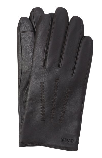 Мужские кожаные перчатки BOSS, арт. 50496604