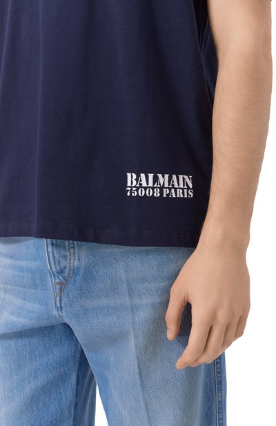 Хлопковая футболка BALMAIN, арт. FH1EG000/BD04, фото 5