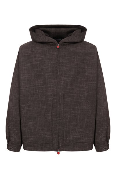 Мужская рубашка из шерсти и шелка KITON, арт. UMC015K0629G