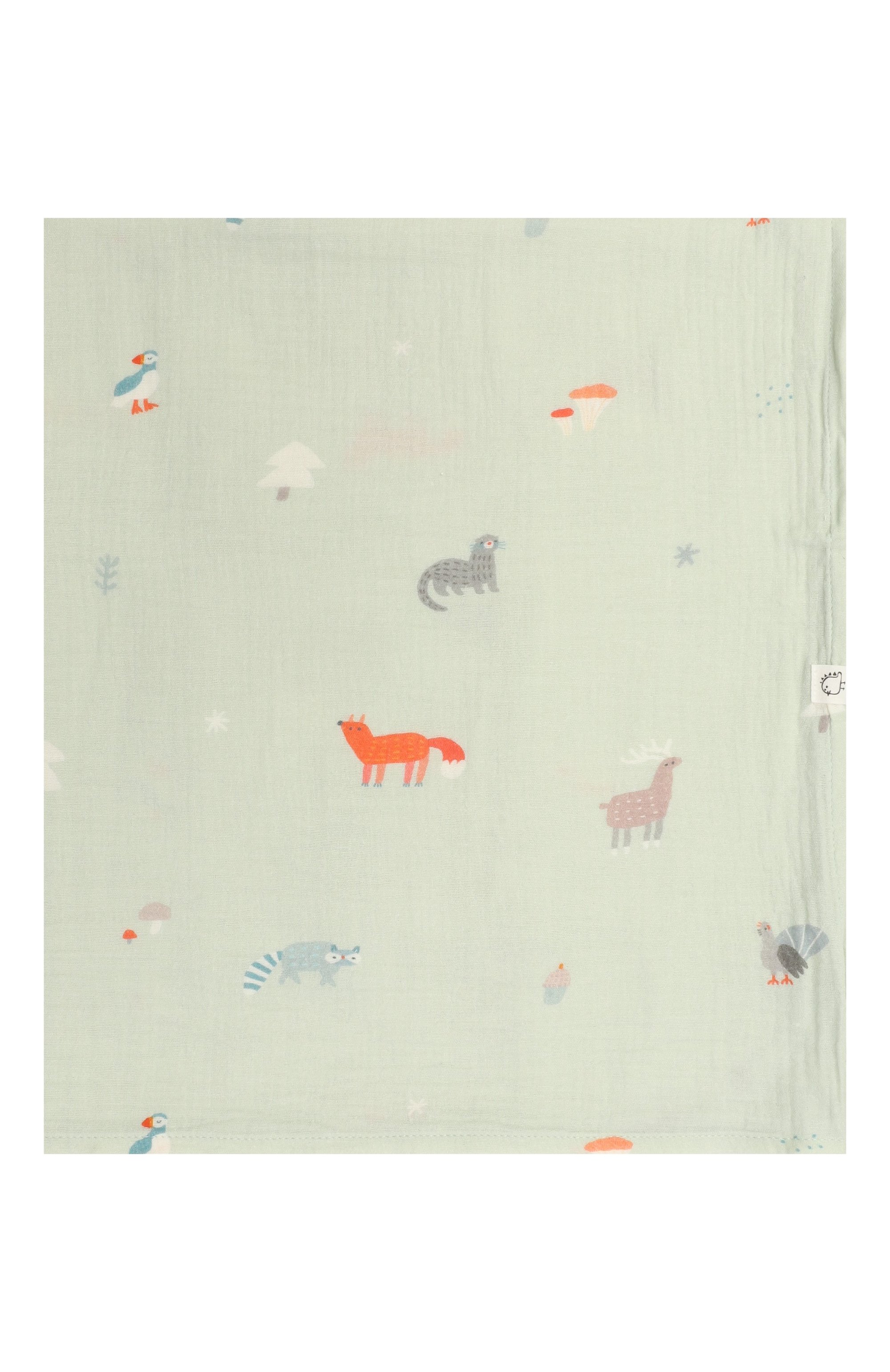 Комплект из двух пеленок BUBA KIDS разноцветного цвета по цене 2650 руб., арт. BKMUSSW39, фото 5 Комплект из двух пеленок BUBA KIDS, арт. BKMUSSW39, фото 5