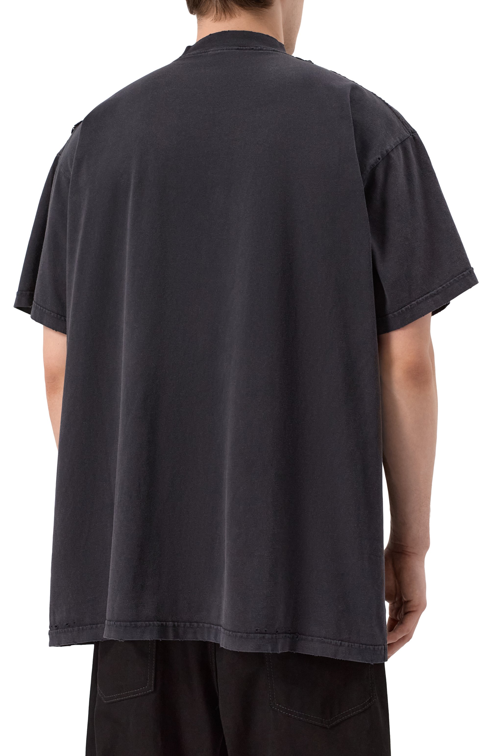 Хлопковая футболка BALENCIAGA, арт. 787349/TRVS8, фото 4