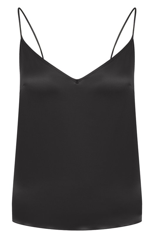 Атласный топ Ermanno Scervino D474L602TBW Чёрный D474L602TBW