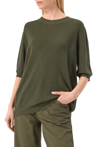 Пуловер из хлопка и шелка UMA WANG, арт. UK7513, фото 3