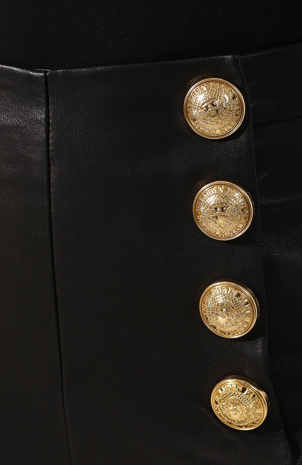 Кожаные брюки BALMAIN, арт. RF15710/L055, фото 5