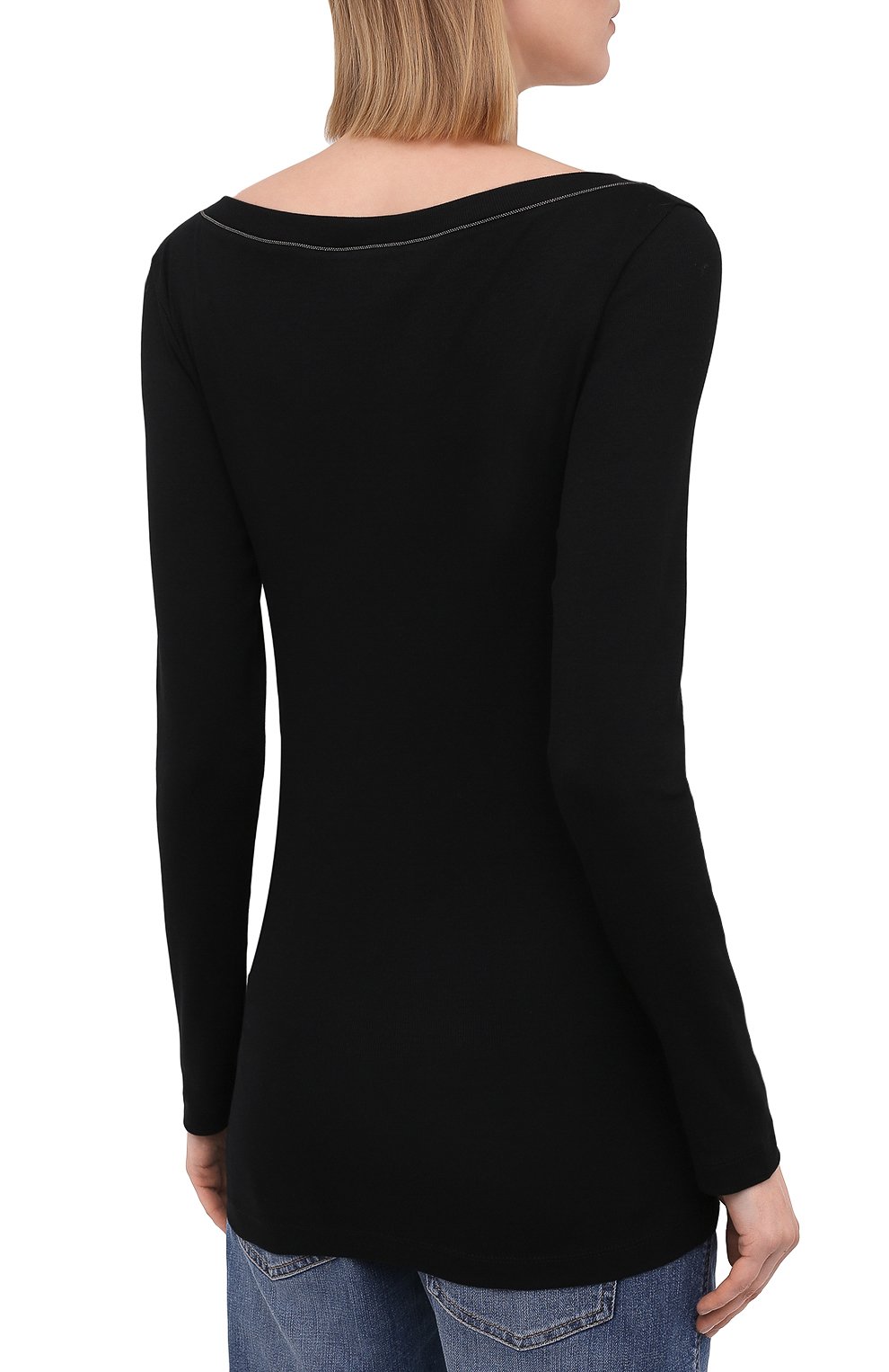 Хлопковый пуловер BRUNELLO CUCINELLI, арт. M0TC8BJ302, фото 4