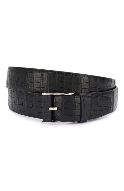 Ремень из кожи крокодила ZILLI, арт. MJL-CLAQE-01010/0819/CP0R/120, фото 1